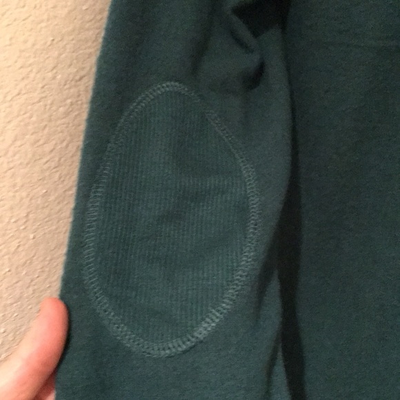 NWT-Tru Self Green Holiday Sweater with Jolly Pocket and Tie Front-M - Picture 9 of 16